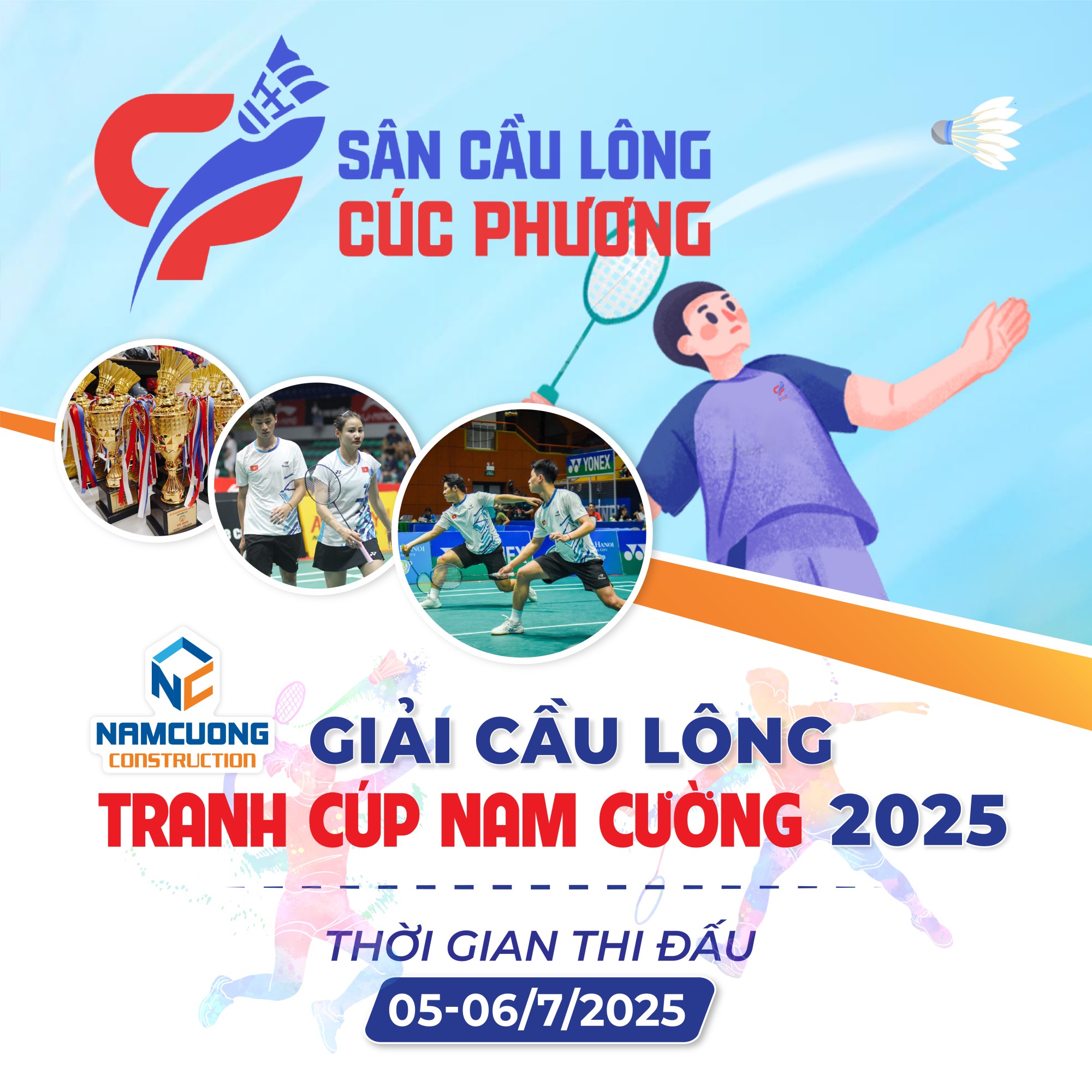 GIẢI CẦU LÔNG DÀNH CHO HỌC SINH, SINH VIÊN LONG KHÁNH - TRANH CÚP NAM CƯỜNG 2025