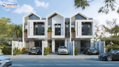 Nhà phố 1 trệt 1 lầu liền kề